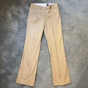 Charles Nolan New York Beige Flare Leg Trousers